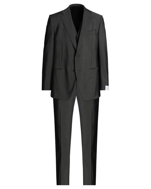 Caruso Black Suit for men
