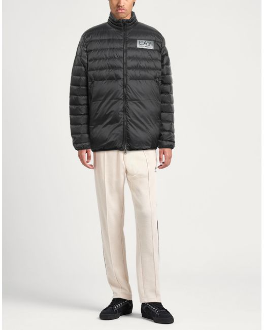 EA7 Black Puffer for men