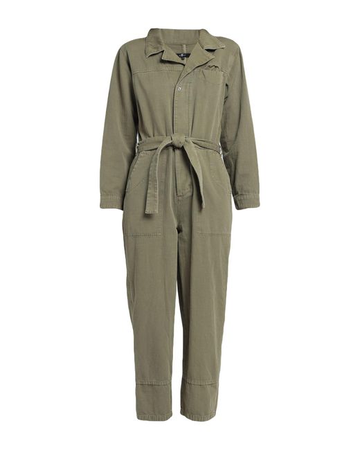 7 For All Mankind Green Jumpsuit