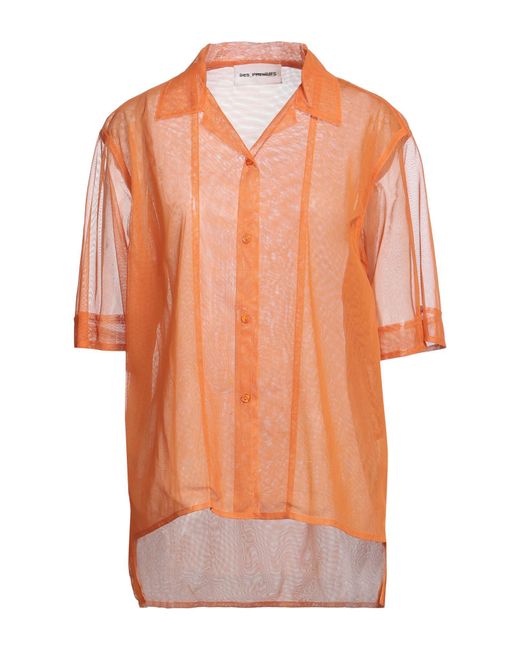 DES_PHEMMES Orange Shirt Nylon