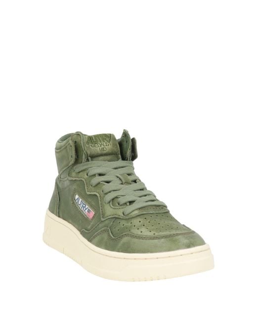 Autry Green Sneakers Goat Skin