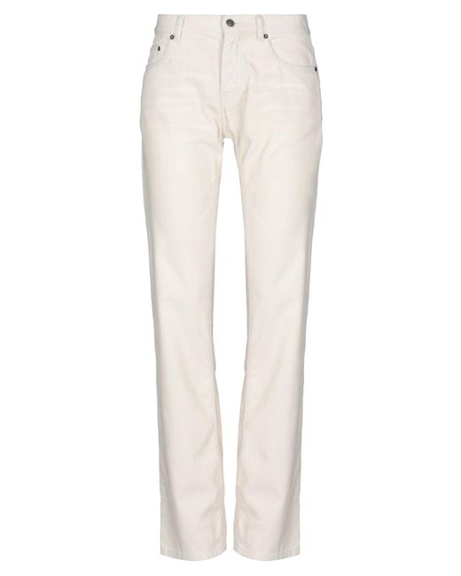 DKNY White Casual Pants
