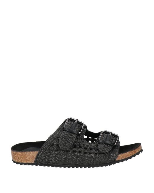 Bibi Lou Black Sandals Textile Fibers