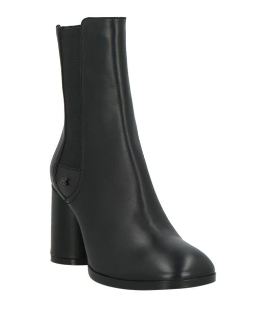 Casadei Black Ankle Boots Leather