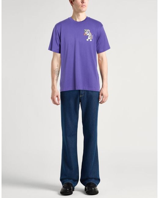 Emporio Armani Purple T-Shirts for men