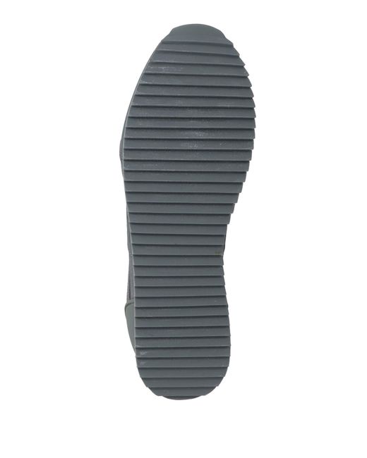 EA7 Gray Sneakers Textile Fibers