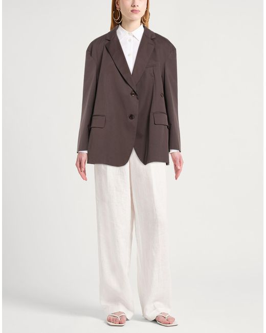 Americana Hache de color Brown