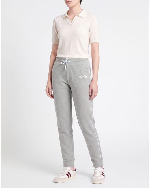 Bally Gray Pants Cotton, Elastane