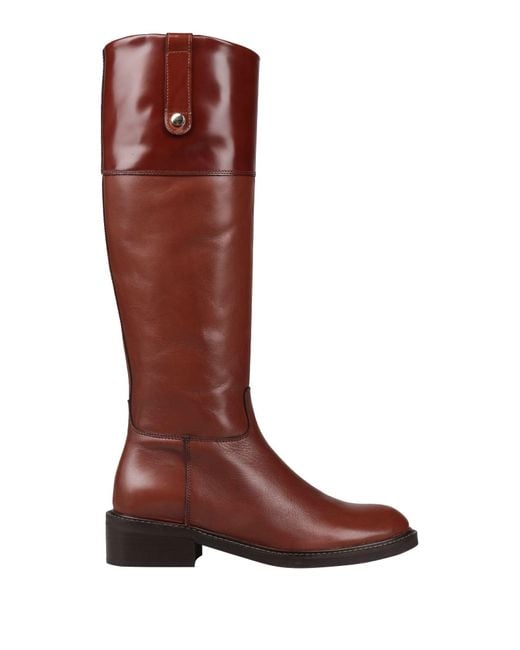 Minelli Brown Boot Leather