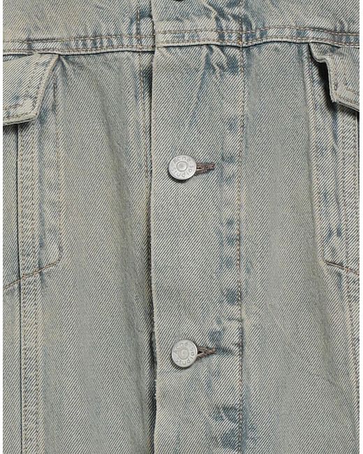 Acne Gray Denim Outerwear Cotton