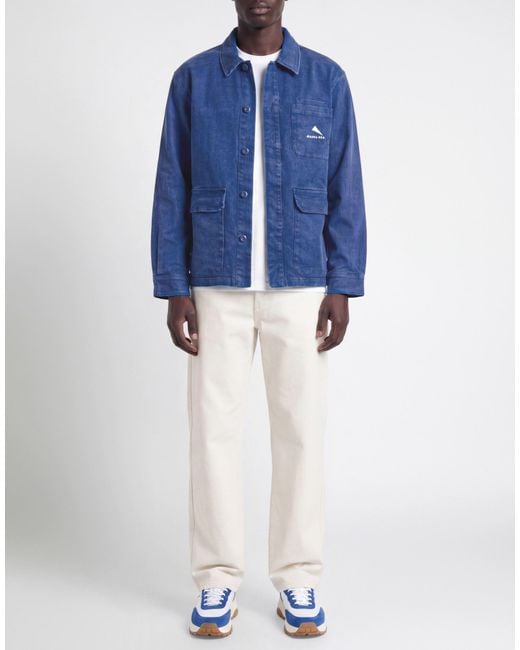 Mauna Kea Blue Denim Outerwear Cotton for men