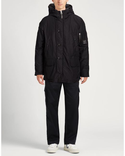 Spiewak Black Coat Cotton, Polyamide for men