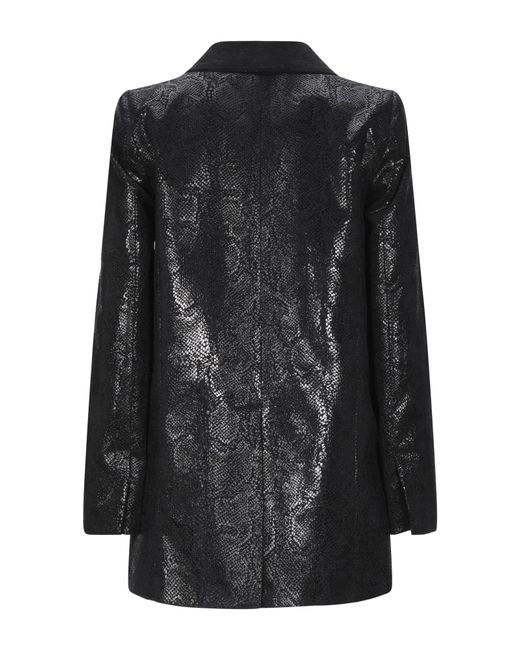 8pm Black Blazer Polyester, Nylon, Elastane
