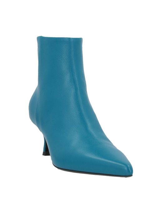 Liviana Conti Blue Ankle Boots