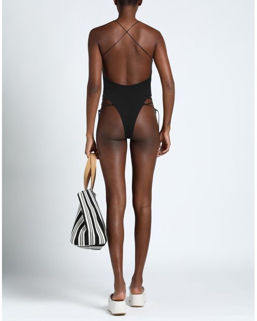 The Attico Black One-piece Swimsuit