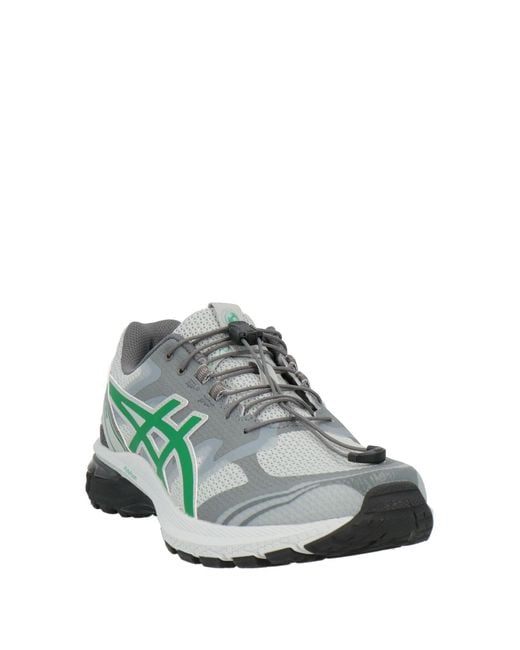 Asics Green Sneakers Textile Fibers, Synthetisches Material