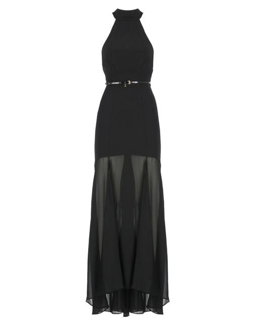 Robe longue Elisabetta Franchi en coloris Black