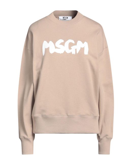 MSGM Natural Sweatshirt