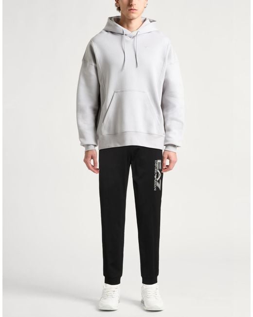 EA7 Black Pants Cotton for men