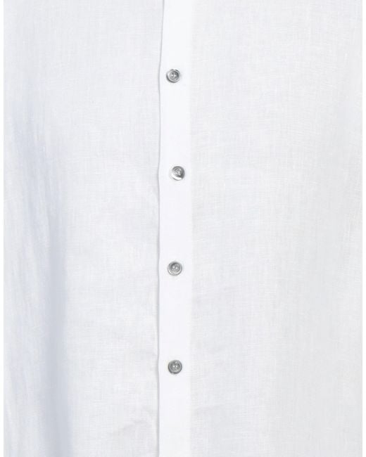 Alpha Studio White Shirt for men