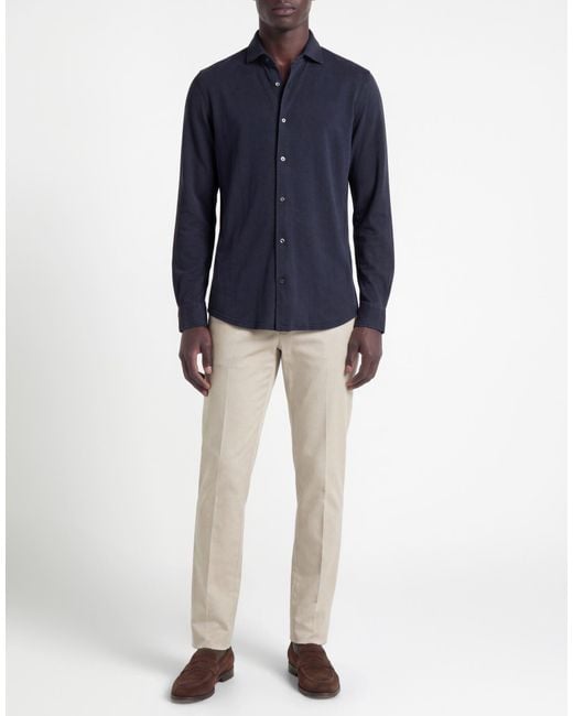 Fedeli Blue Shirt for men