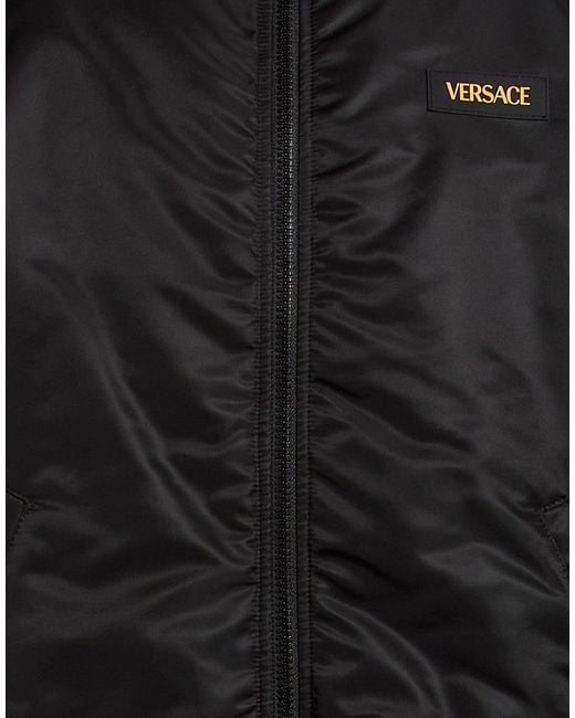 Versace Black Jacket Polyamide for men