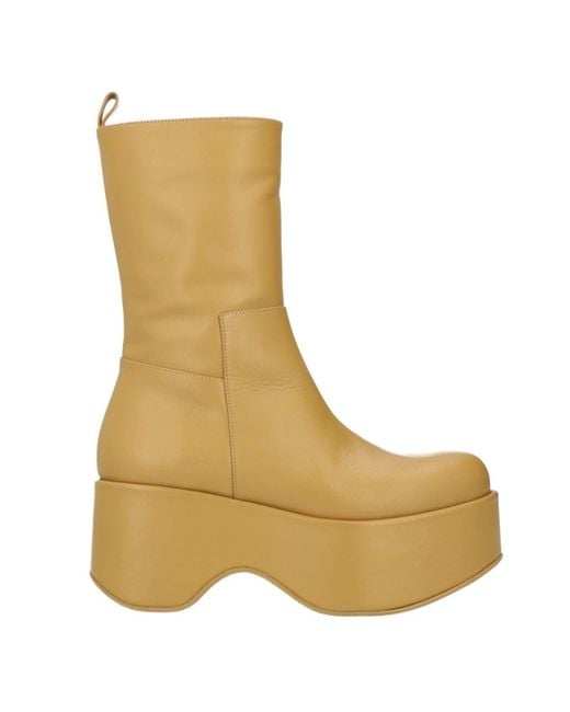 Paloma Barceló Natural Ankle Boots