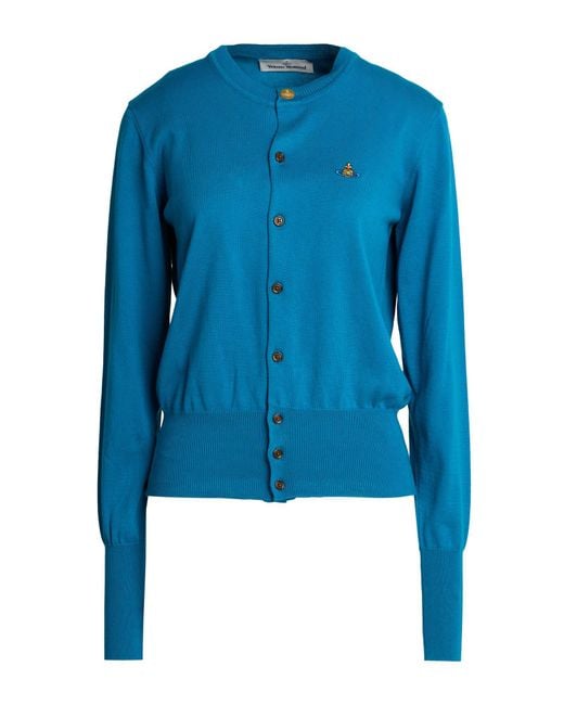 Vivienne Westwood Blue Cardigan Cotton