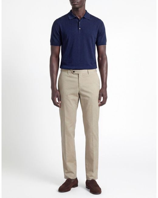 PT Torino Natural Pants Cotton, Silk, Elastane for men