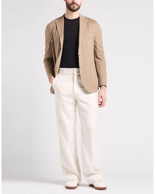 Boglioli Natural Blazer Cotton for men