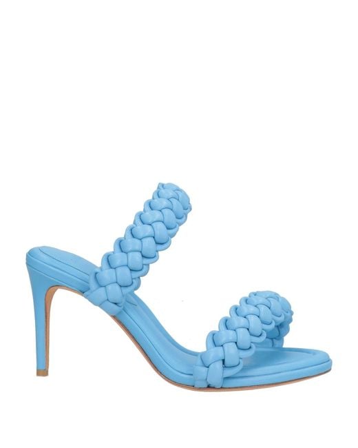 Alexandre Birman Blue Sandals Leather