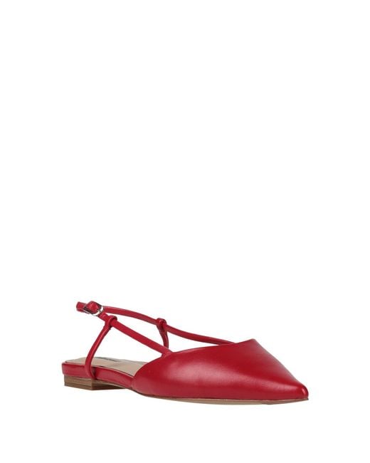 Lola Cruz Red Ballet Flats