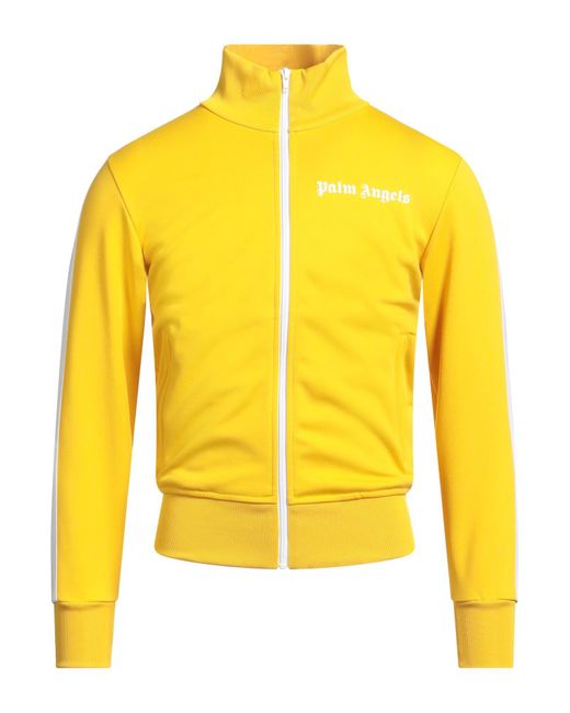 Palm Angels Yellow Sweatshirt for men