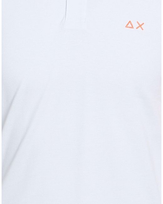 Sun 68 White Polo Shirts for men