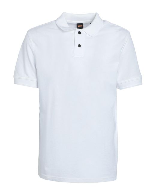 Boss Poloshirt in White für Herren