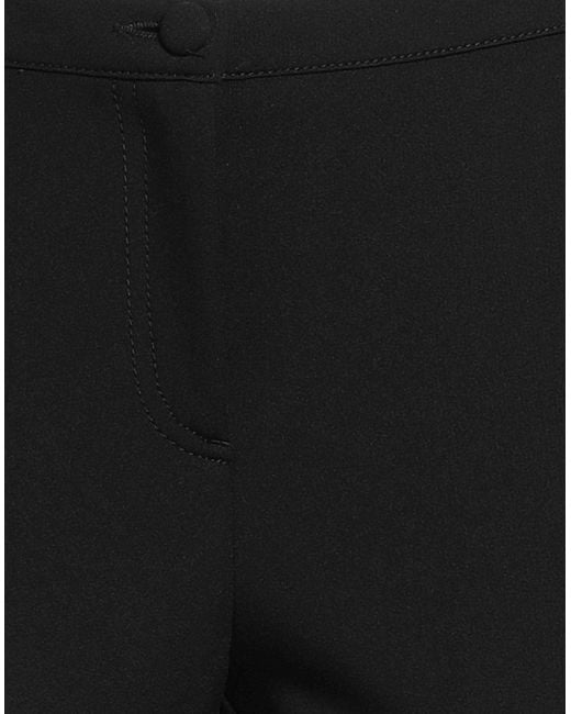 22 Maggio By Maria Grazia Severi Black Pants Nylon, Lyocell