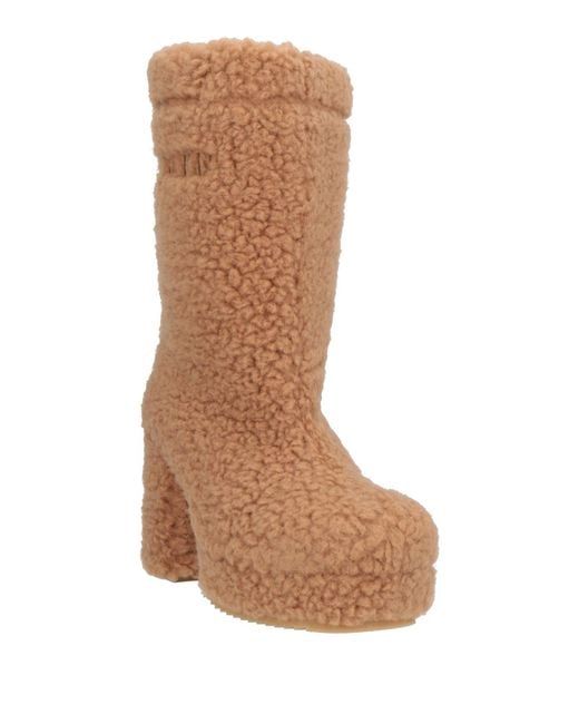 Inuikii Brown Ankle Boots Textile Fibers