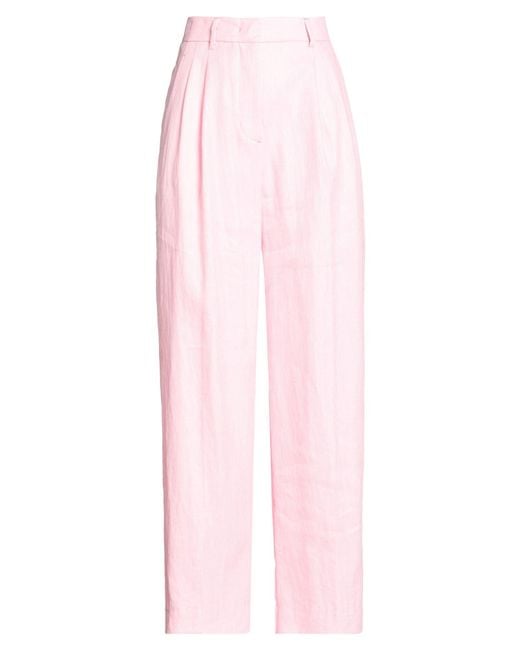 Brian Dales Pink Pants Linen, Polyamide