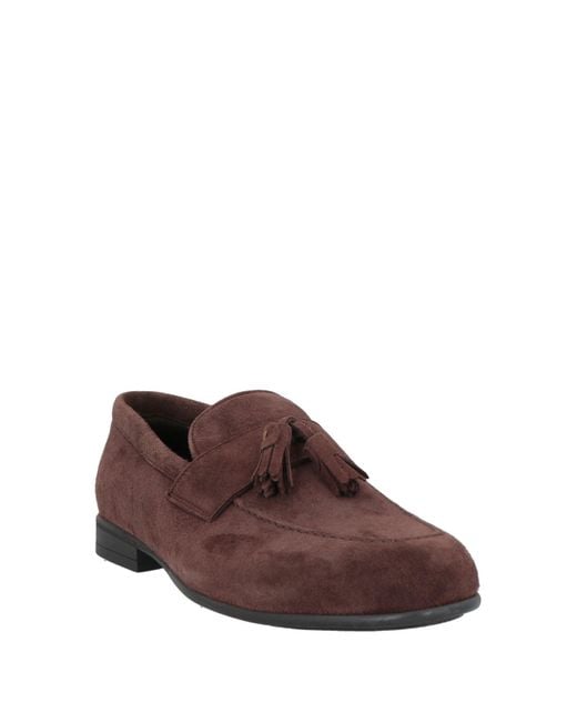 Calpierre Brown Loafers Leather for men