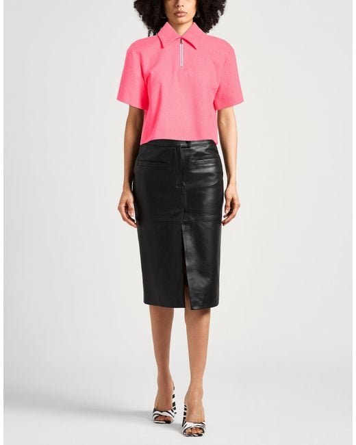 MSGM Pink Polo Shirt