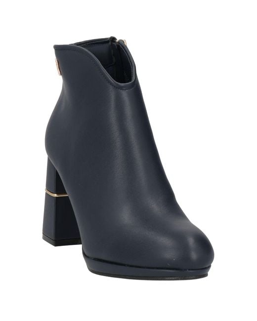 Laura Biagiotti Blue Ankle Boots