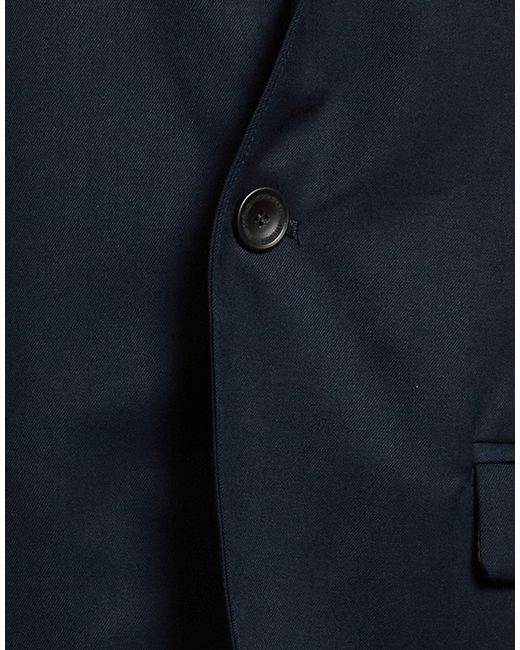 Imperial Blue Blazer Polyester, Viscose, Elastane for men