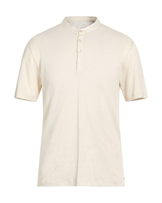 Polo Eleventy de hombre de color Natural