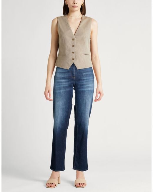 Peserico Blue Jeans Cotton, Polyester, Elastane