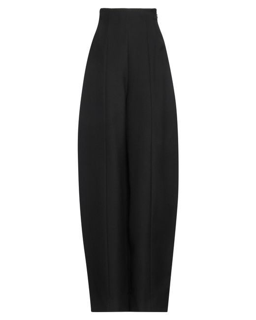 Khaite Black Pants Viscose, Polyamide