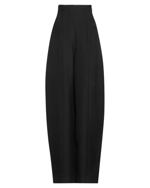 Khaite Black Pants Viscose, Polyamide