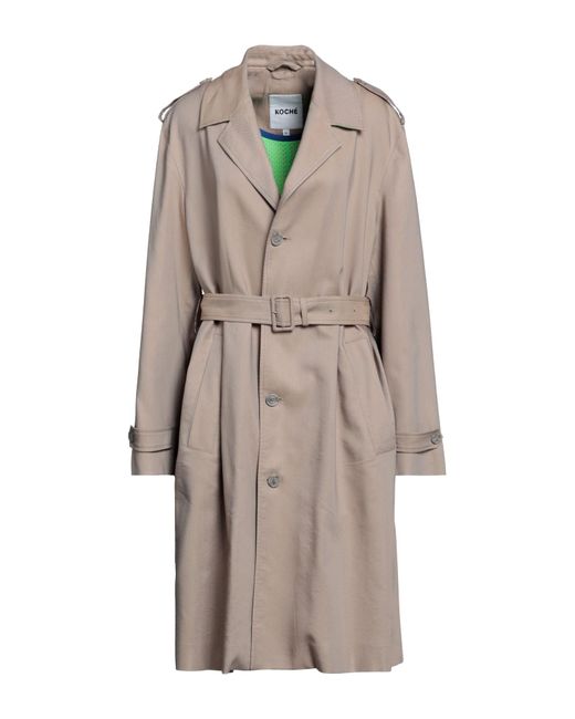 Koche Natural Overcoat & Trench Coat