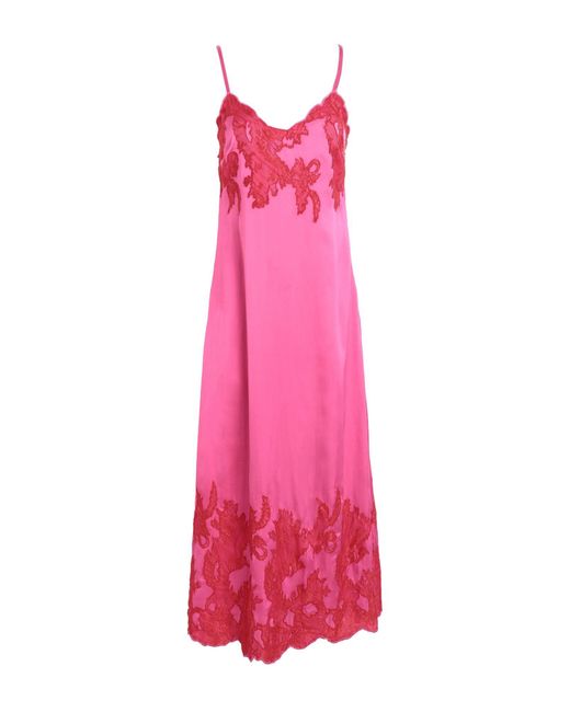 TOPSHOP Pink Midi Dress