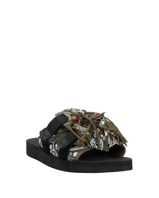 Alanui Black Sandals for men