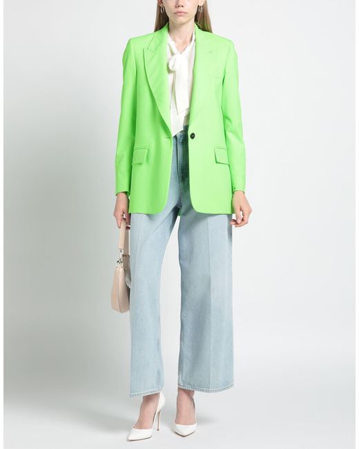 MSGM Green Blazer